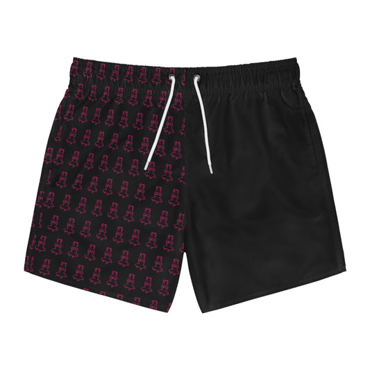 PAD Swim trunks- Pink logo