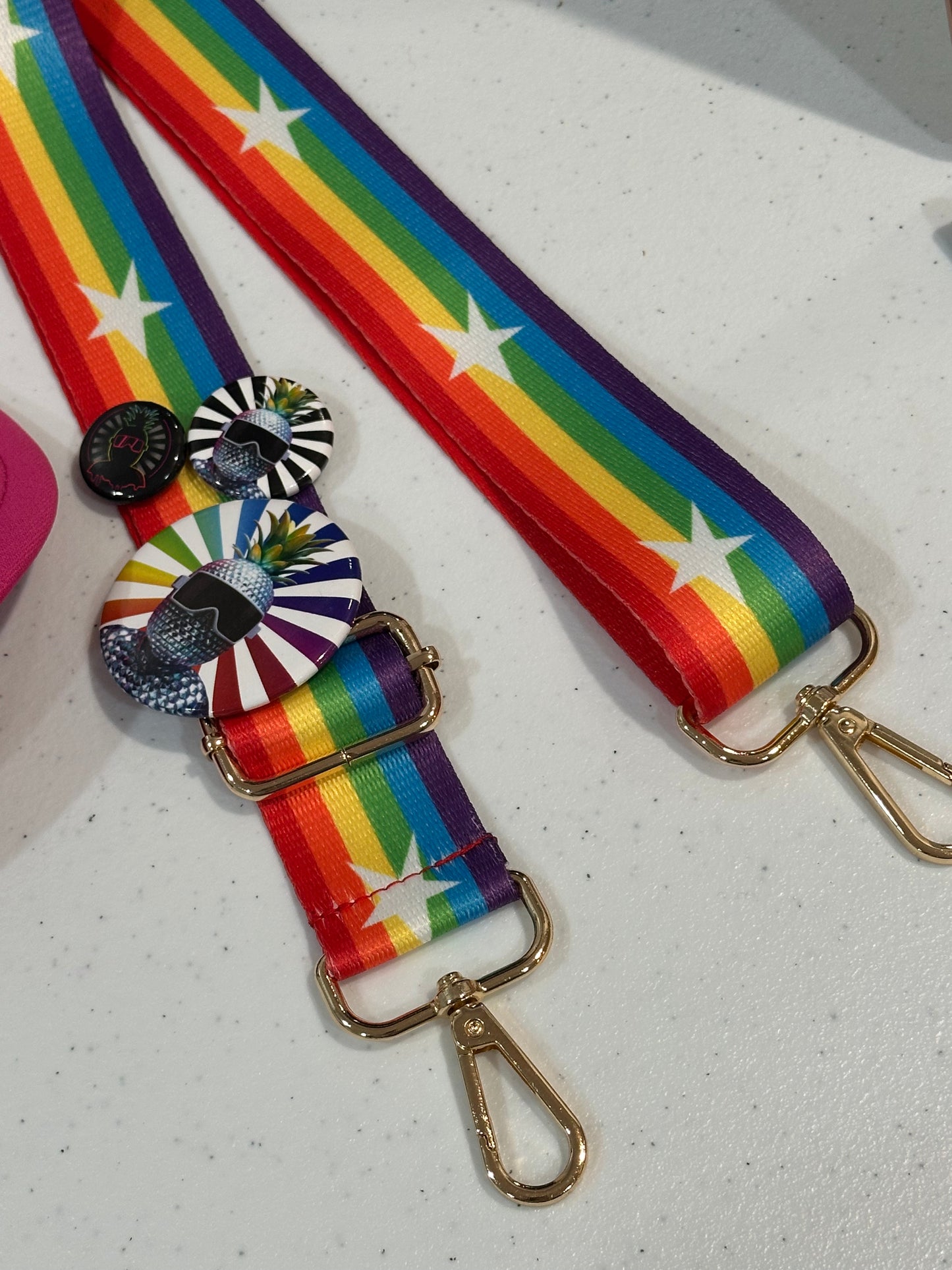 PAD Pride Rainbow Purse Strap