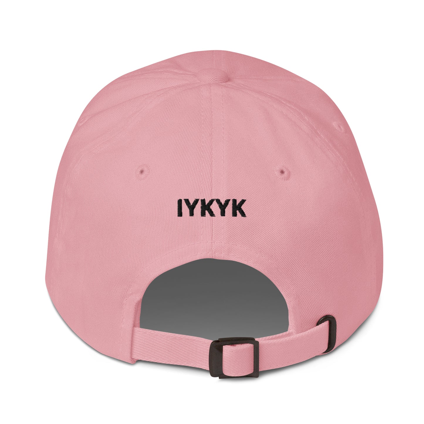 PAD IYKYK Dad hat (BLACK embroidery)