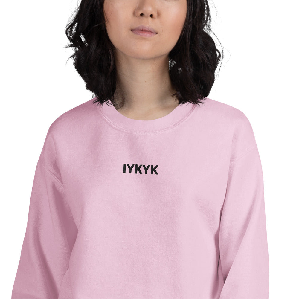 IYKYK PAD Unisex Sweatshirt