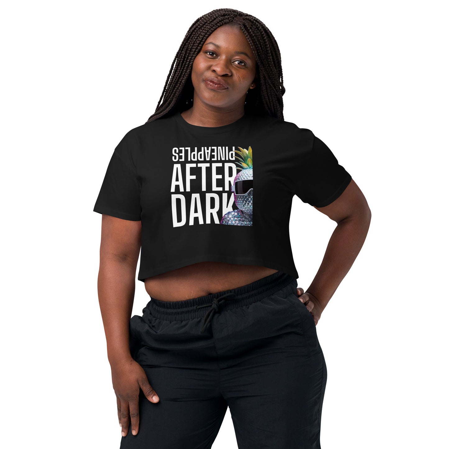 PAD crop top tee