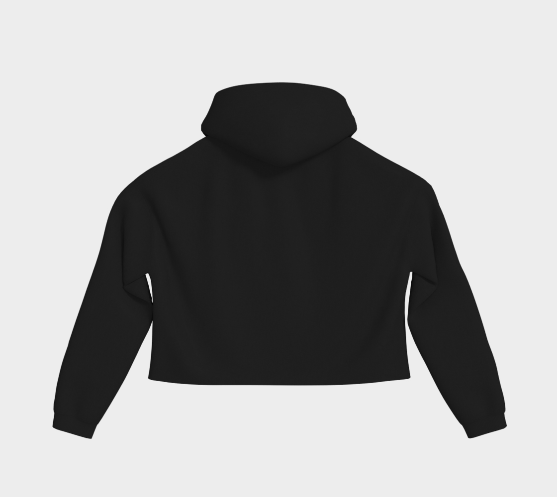 PAD cropped hoodie